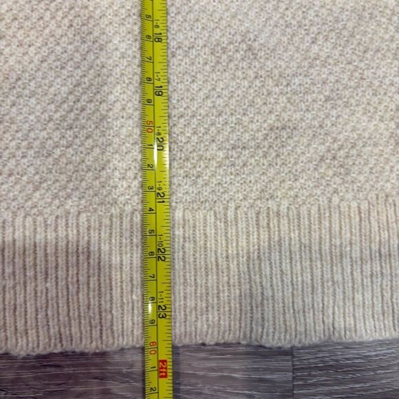 Stars Above Cozy Cotton Beige Henley Sweater Longslevees sz S Relaxed fit - Picture 9 of 10